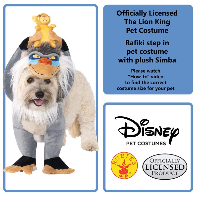 Rubies Disney Lion King: Rafiki Pet Costume for For Dogs or Cats, Large - Image 2